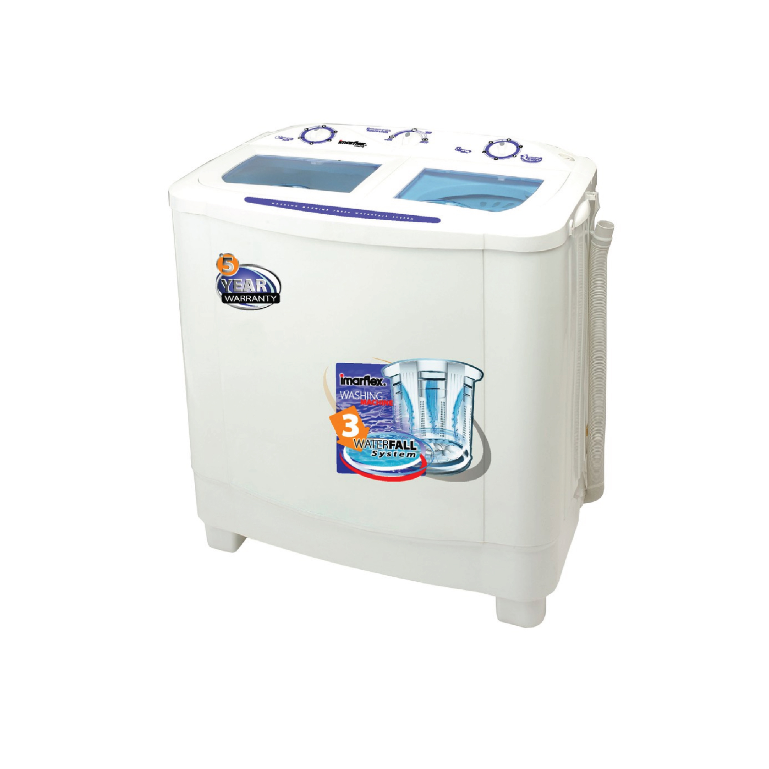 แนะนำเครื่องซักผ้าถังคู่ราคาประหยัดจาก Imarflex รุ่น WM-772
