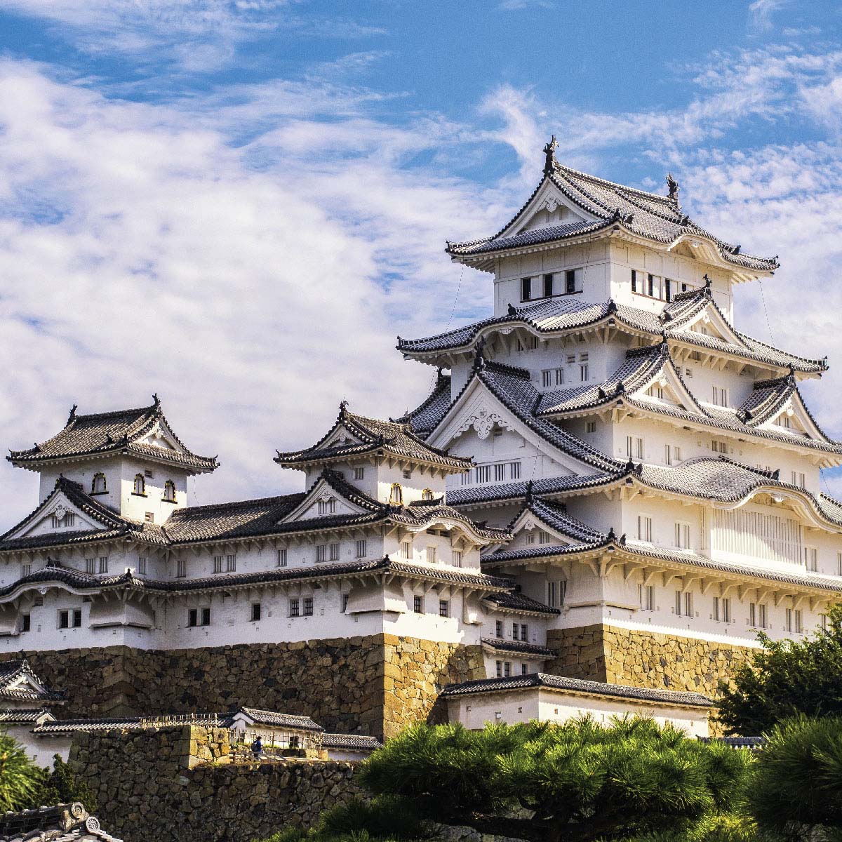 สถานที่ท่องเที่ยวปในญี่ปุ่น Himeji Castle เฮียวโกะ