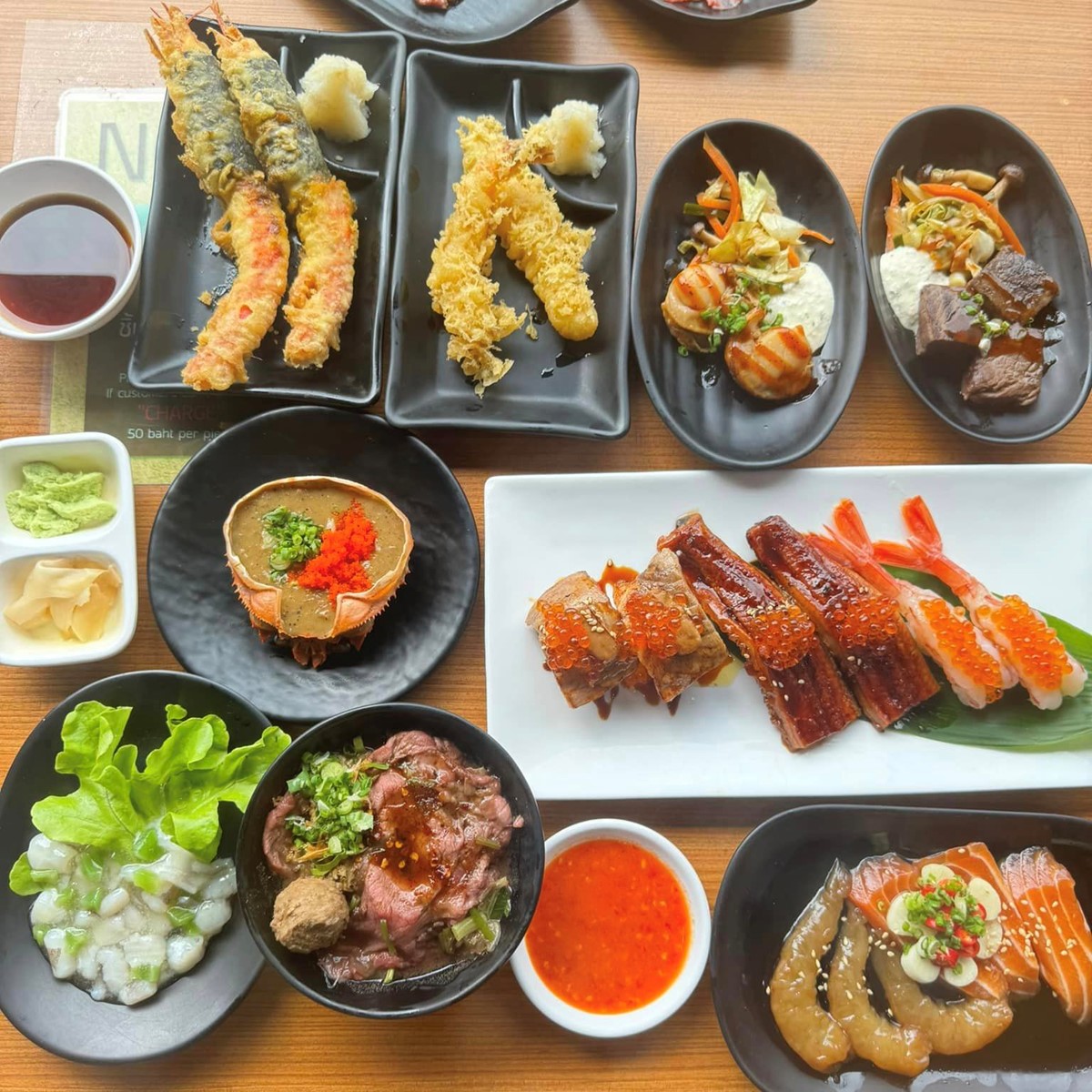 บุฟเฟ่ต์อาหารญี่ปุ่น Aroi Sushi