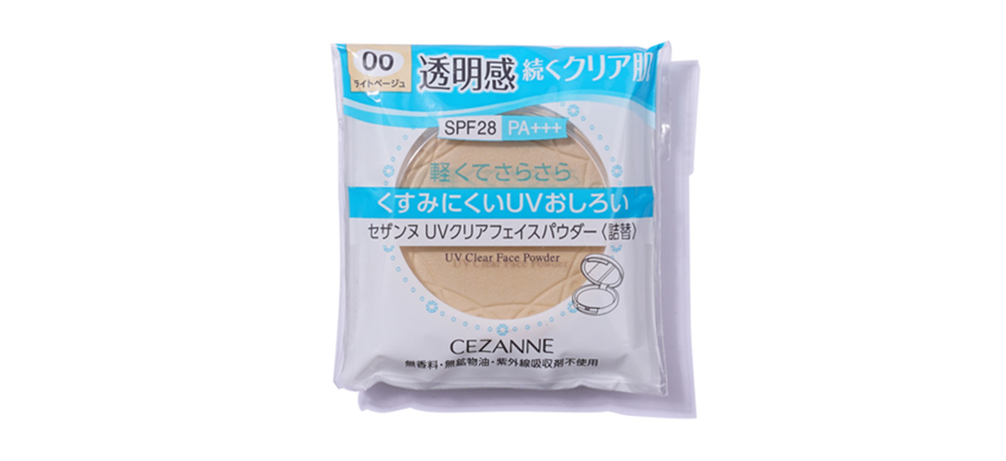 เครื่องสำอางญี่ปุ่น Cezanne UV Clear Face Powder แป้งฝุ่นอัดแข็งจากญี่ปุ่น