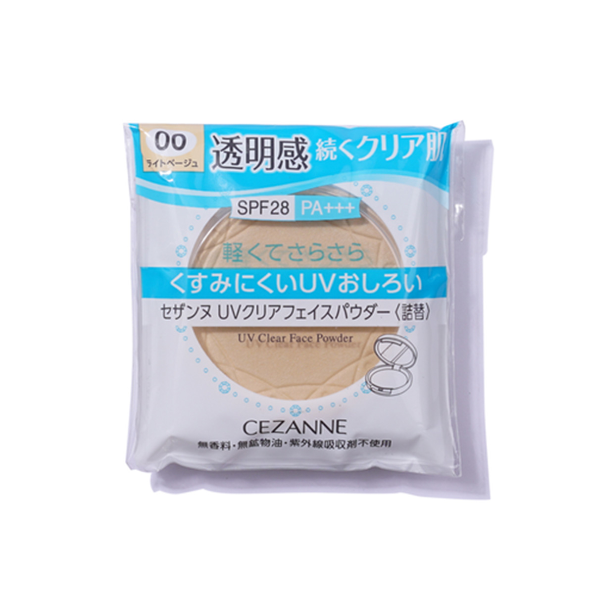 เครื่องสำอางญี่ปุ่น Cezanne UV Clear Face Powder แป้งฝุ่นอัดแข็งจากญี่ปุ่น