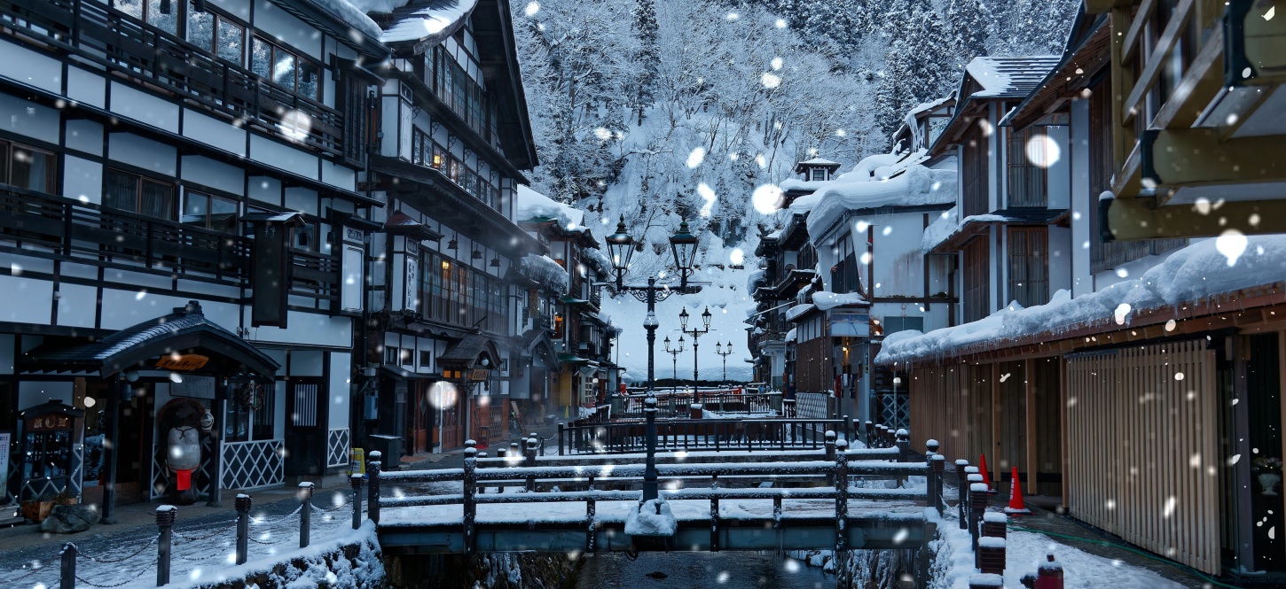 ออนเซ็นญี่ปุ่น Ginzan Onsen 